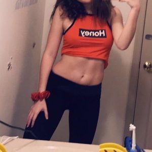 HONEY halter/crop top